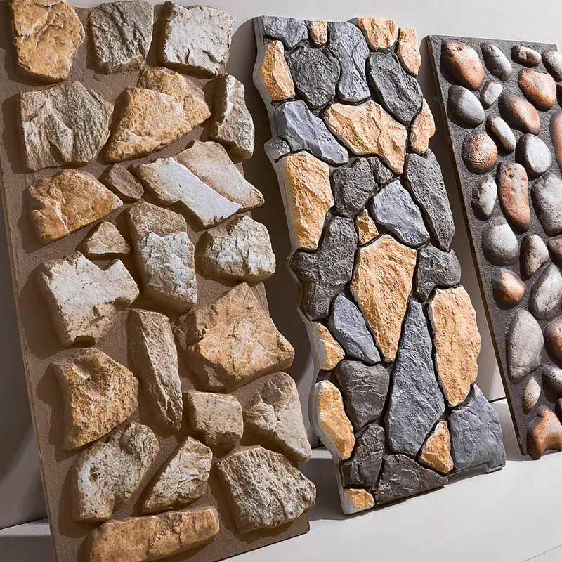 PU faux stone wall panel samples